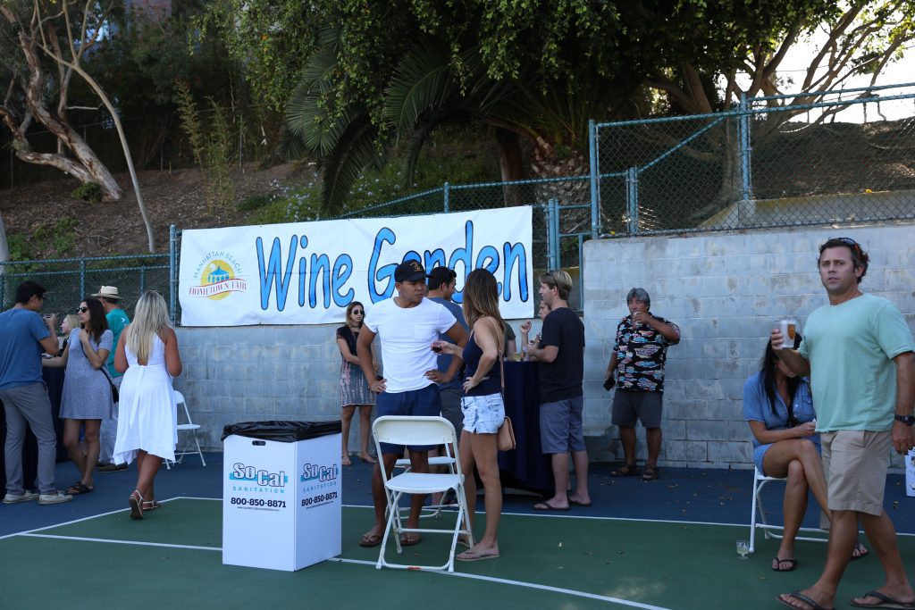 Manhattan Beach Hometown Fair Wine Garden