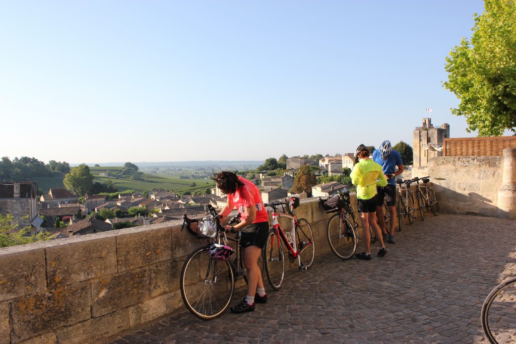 wine tasting bike tour through france