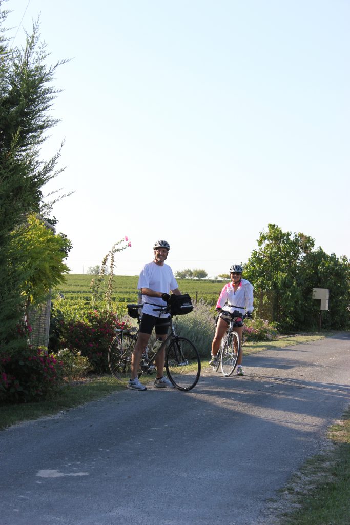 wine tasting bike tour through france