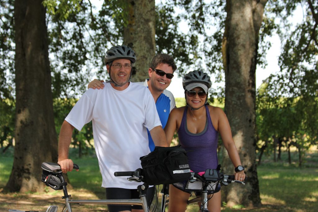 wine tasting bike tour through france