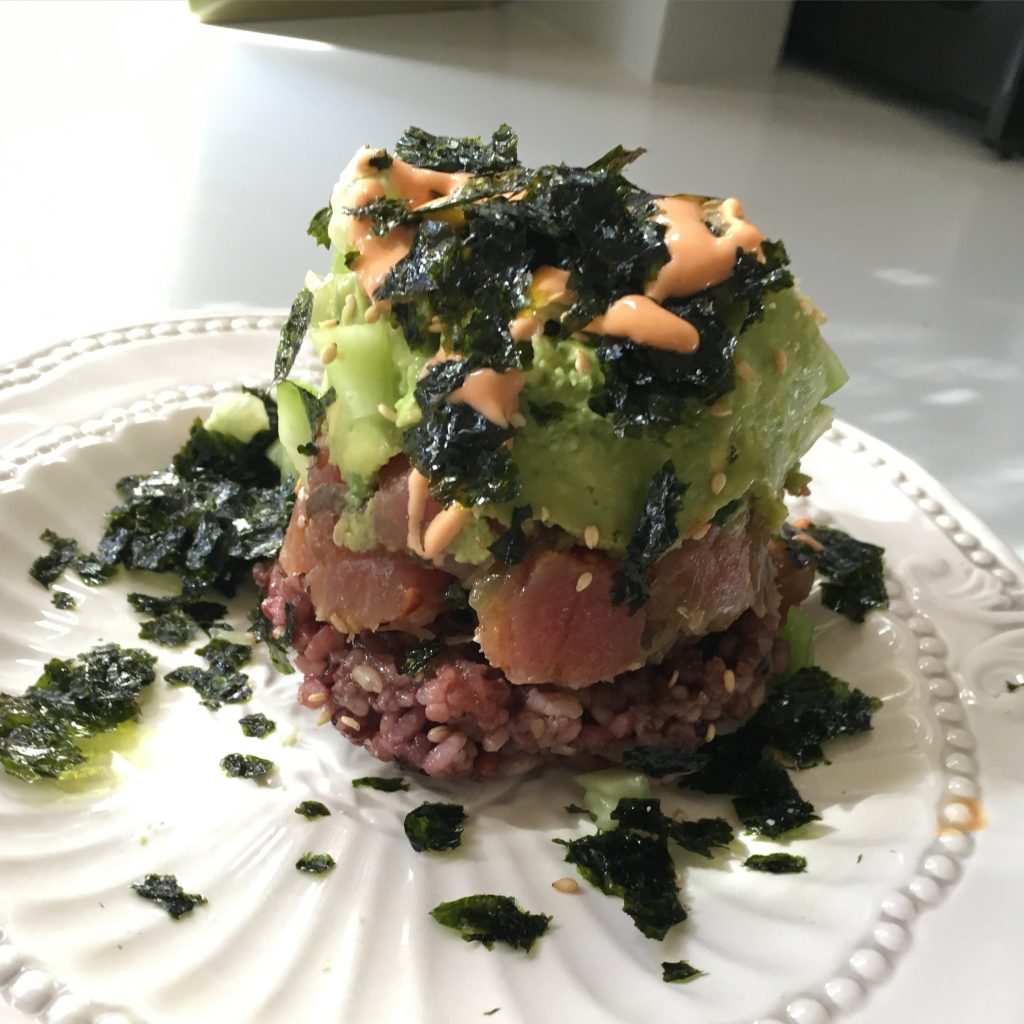 Tuna Stack Skinny Taste Seaweed 