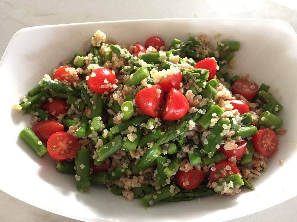 Lemn Asparagus Quinoa Tomato Salad