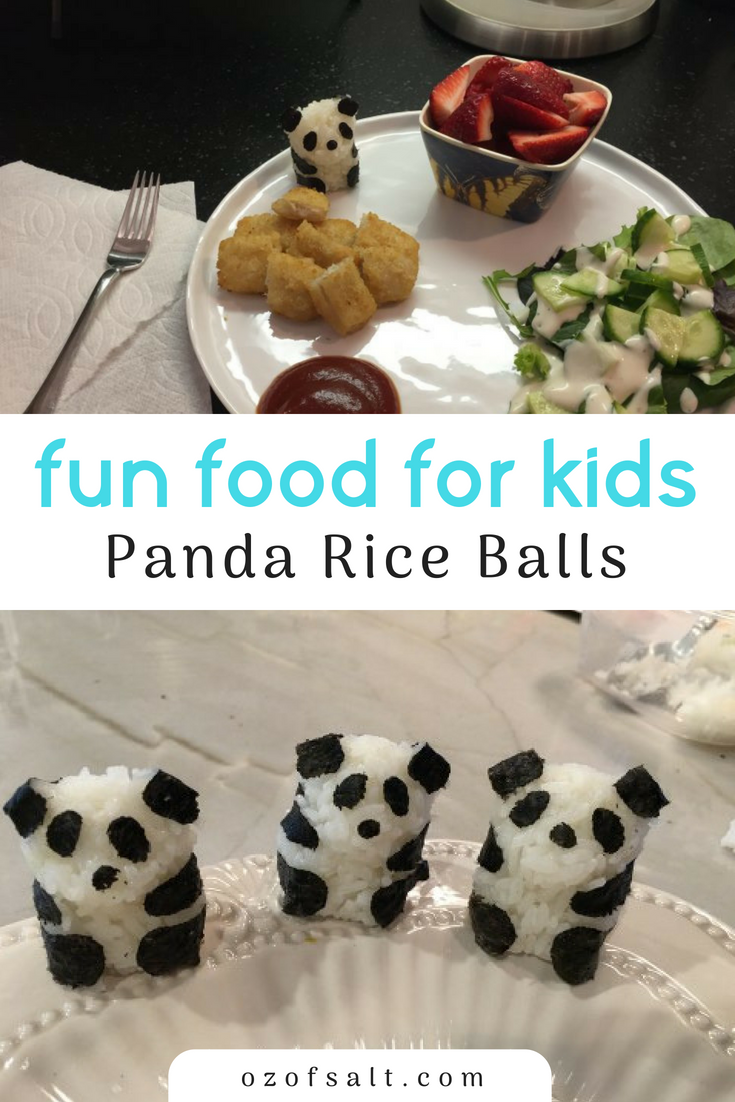 Fun Food for Kids - Panda Rice Balls: By Jen Oliak