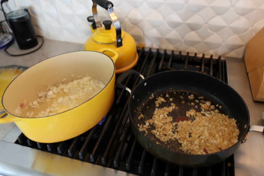 saute onions in butter