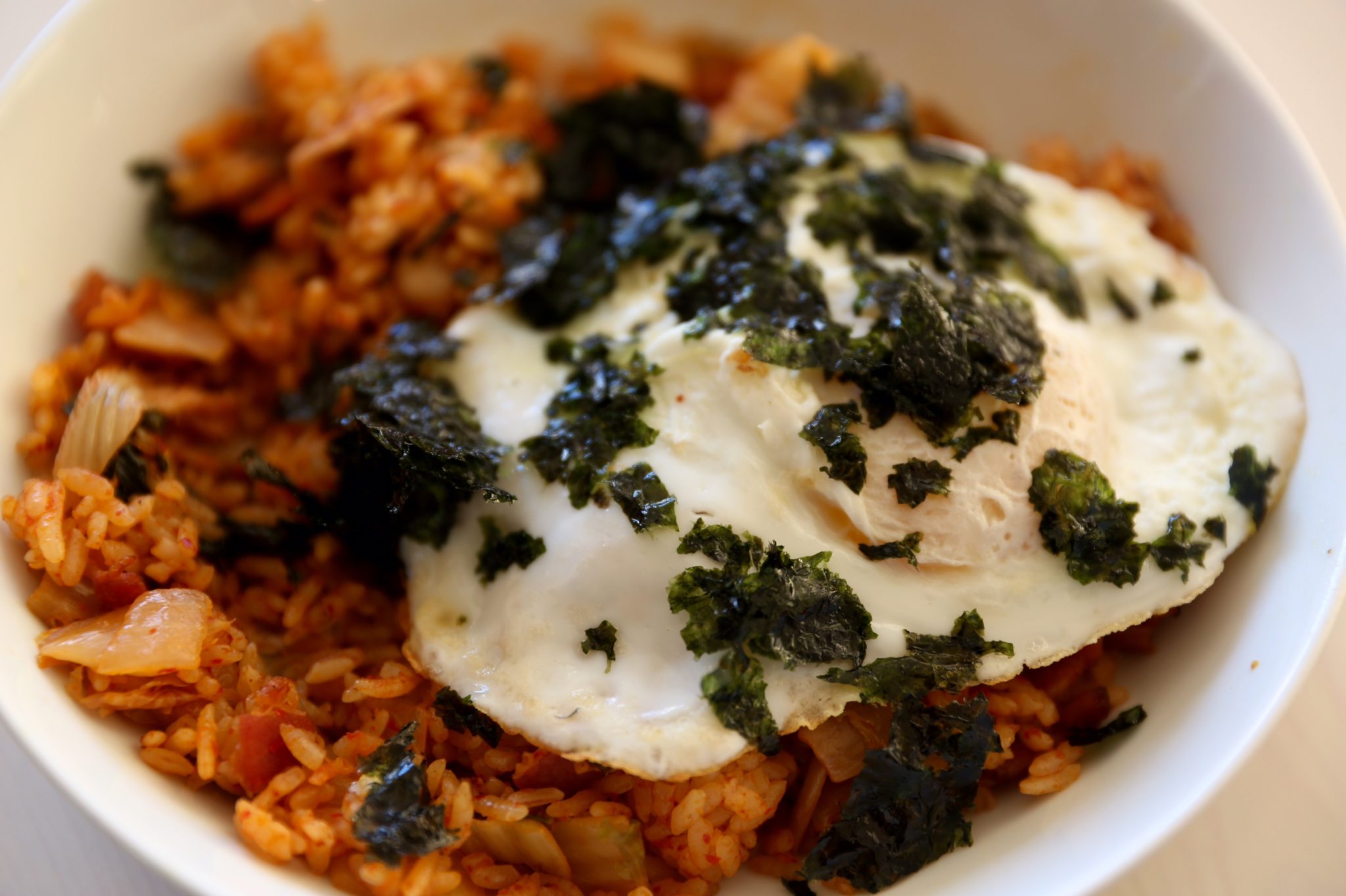 Kimchi Fried Rice and Edamame, Carrot & Bacon Fried Rice By Jen Oliak