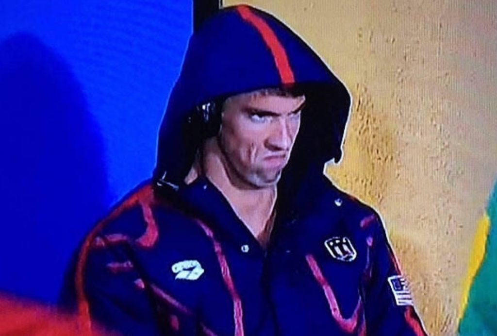 phelps face