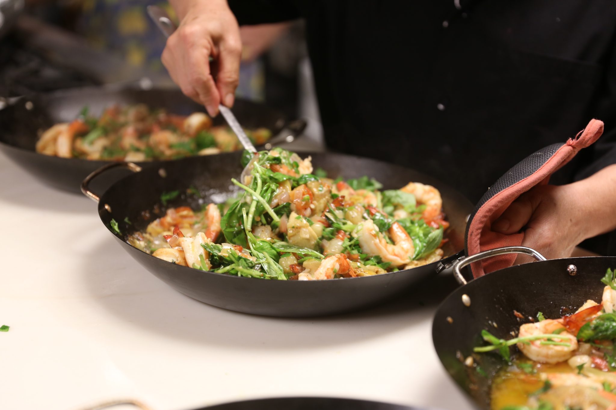 Roasted Shrimp and Artichoke Pasta with Breadcrumbs - Ounce of Salt