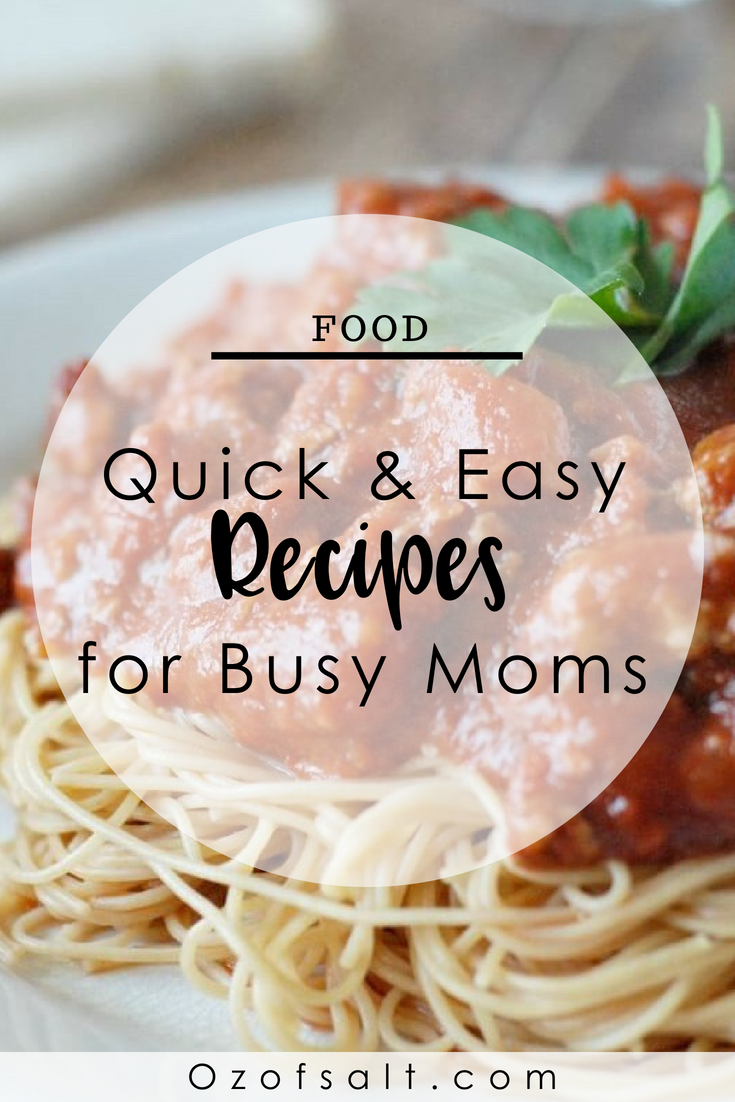 3 Quick Meal Recipes For Busy People