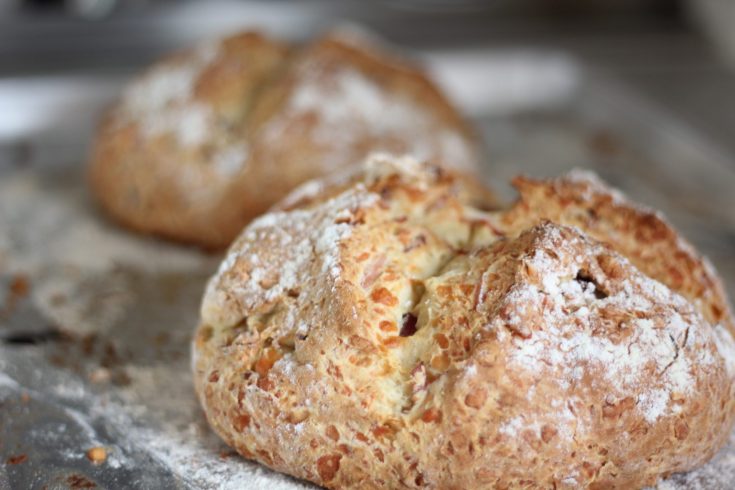 Irish Bacon Cheddar Soda Bread