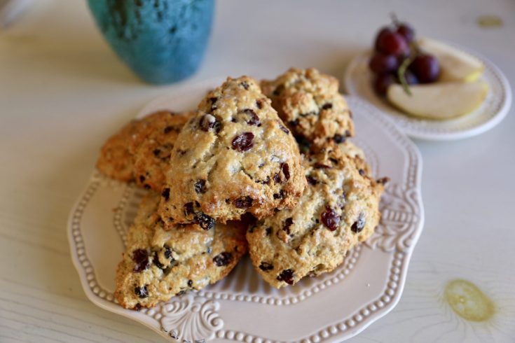 The Most Delicious Cranberry Orange Scones