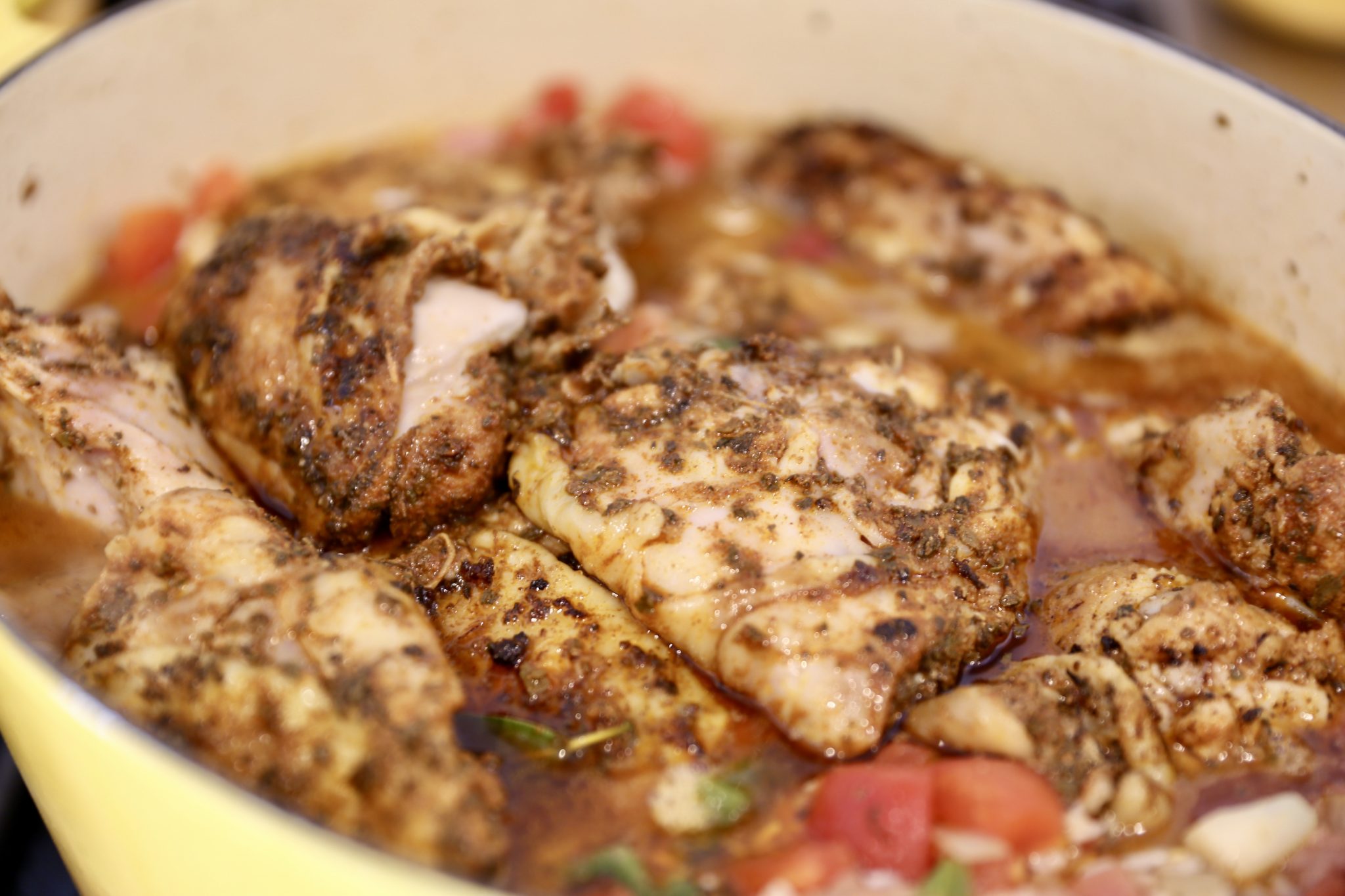 Chicken, Shrimp and Ham Jambalaya... Yummmm Ounce of Salt