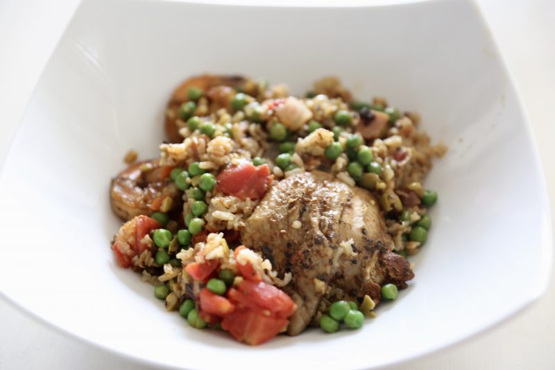 Chicken, Shrimp and Ham Jambalaya... Yummmm Ounce of Salt