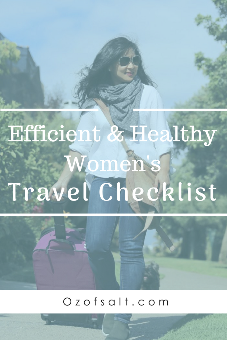 Travel Checklist for Efficient and Healthy People