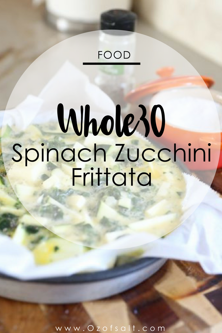 Whole30 Spinach Onion Zucchini Frittata Recipe