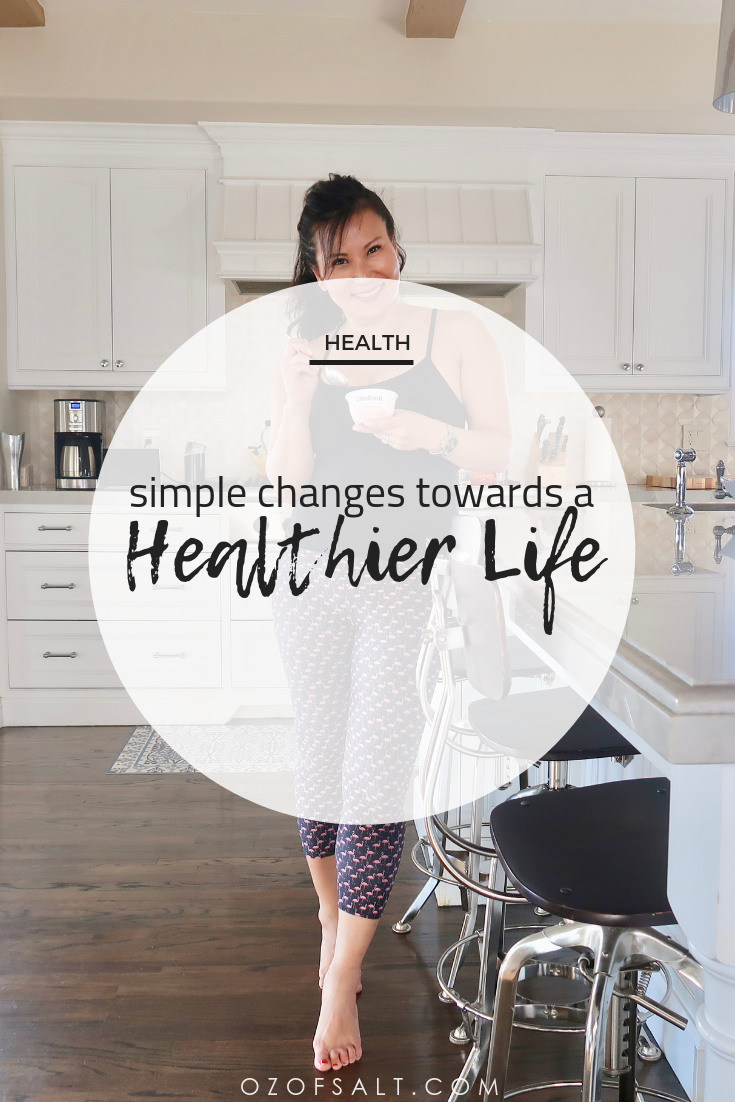 Simple changes in habits to get healthy