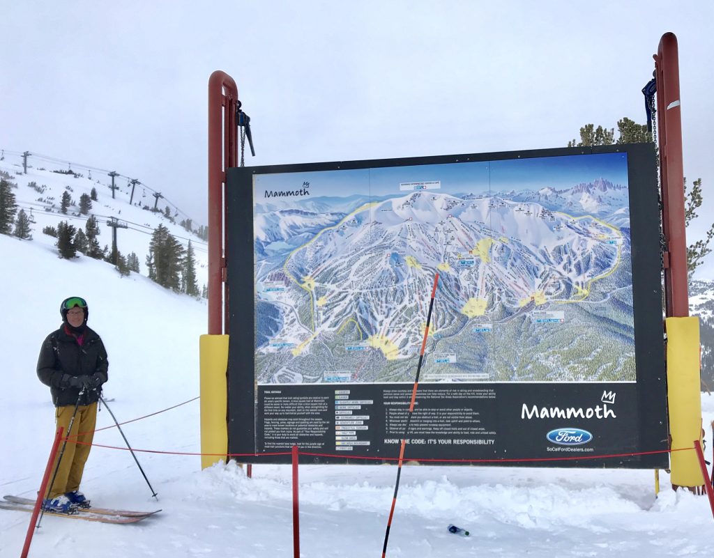 mammoth mountain map