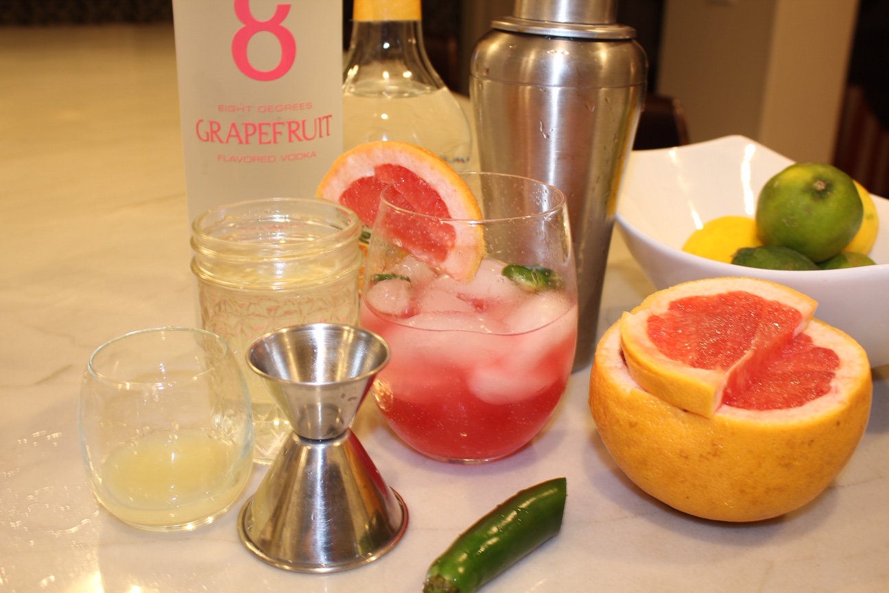 Grapefruit Vodka Cranberry Cocktail - Ounce of Salt Grapefruit Vodka Cranberry Cocktail - Ounce of Salt
