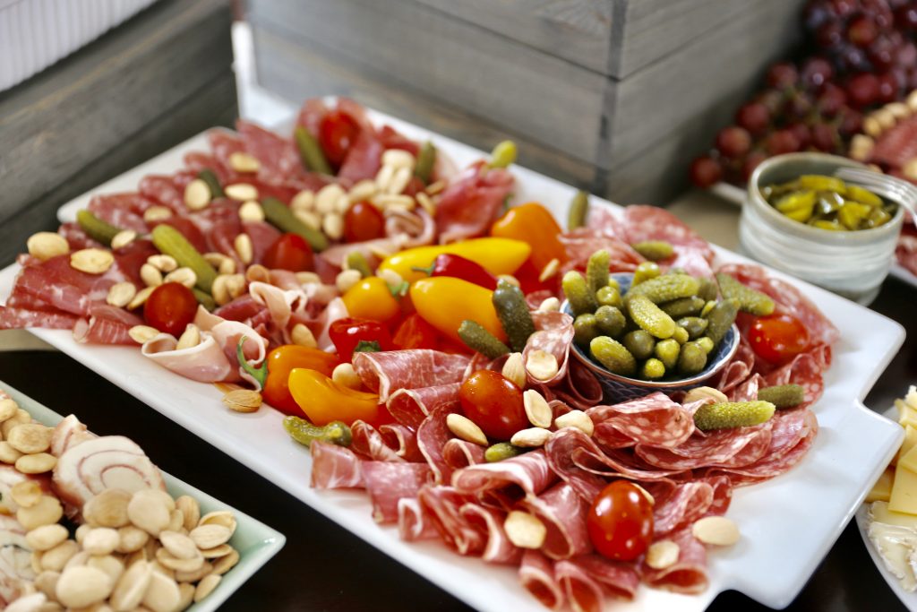 charcuterie board meat spread