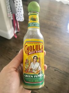 fast and healthy lunches cholula green pepper sauce
