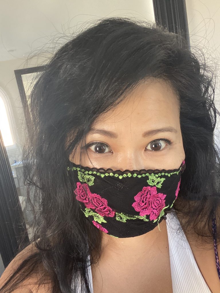 bra face mask quarantine