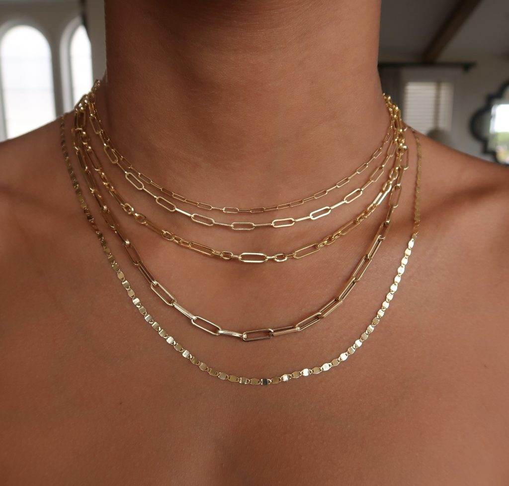 link gold chains 14k 