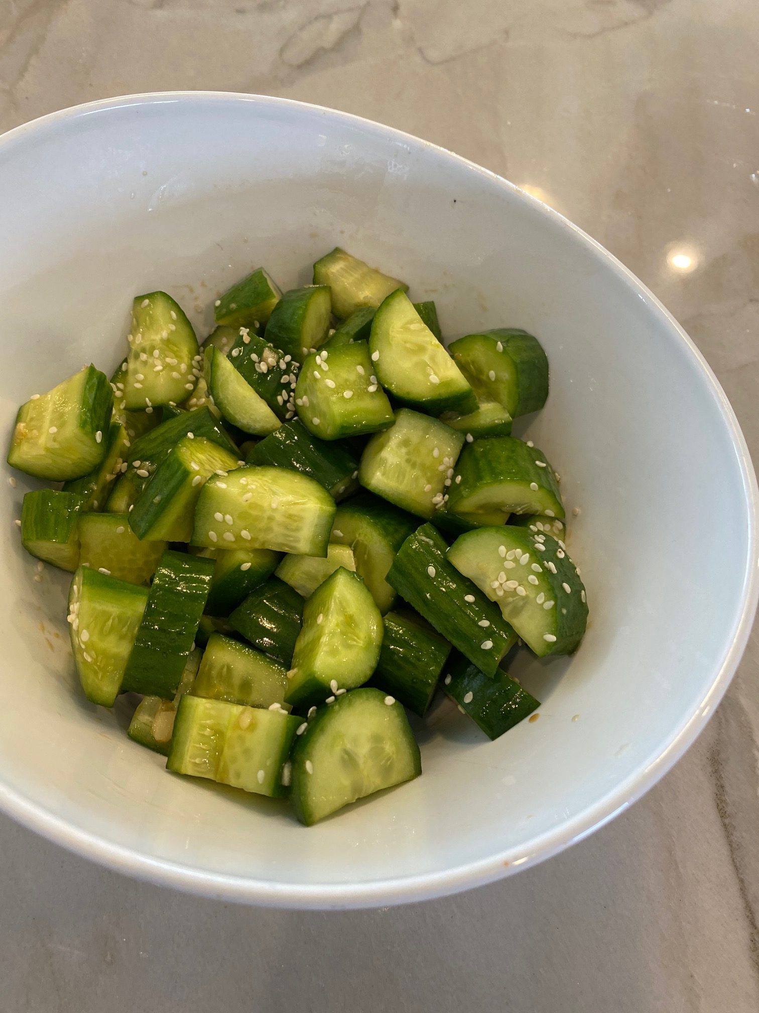 Asian Cucumbers Ounce of Salt